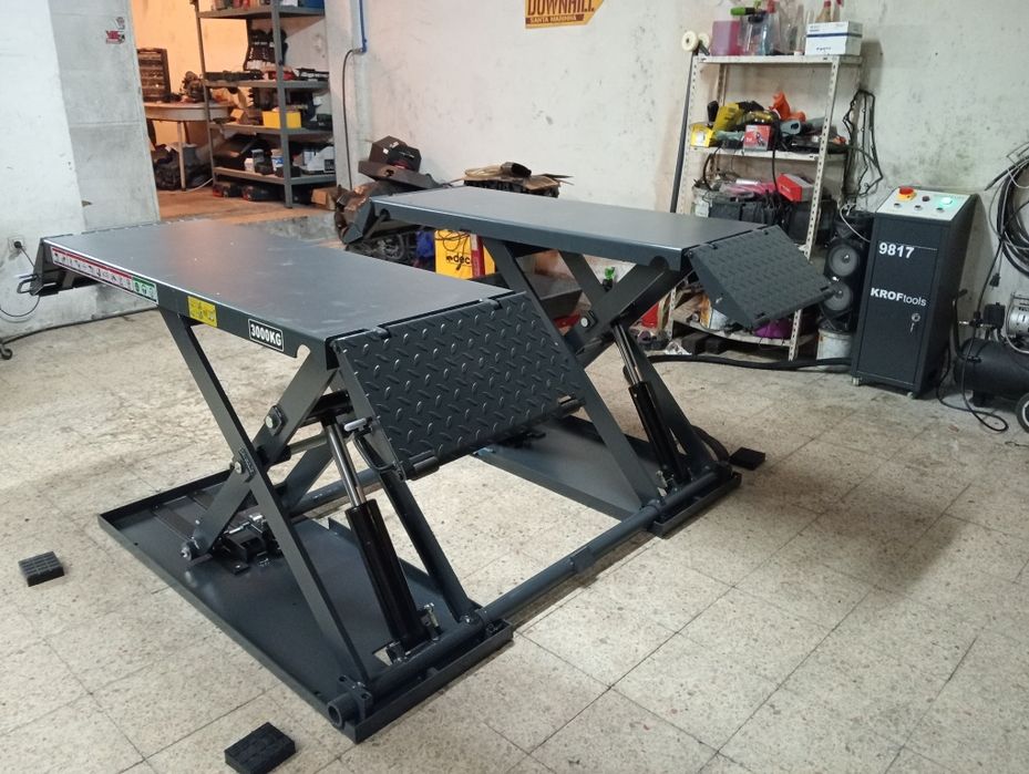 Esteira amovível com elevação de 1metro