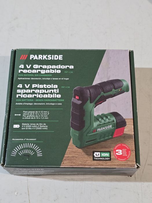 Agrafador 4v parkside