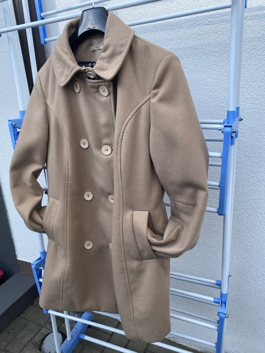 Plaszczyk beżowo-karmelowy jesienny