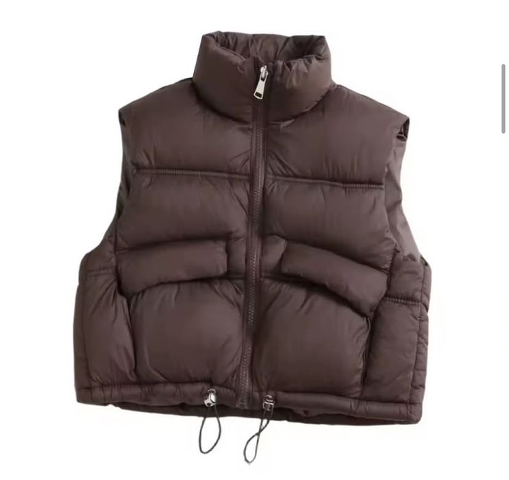 Zara жилет 130,140,150 жилетка безрукавка шоколад