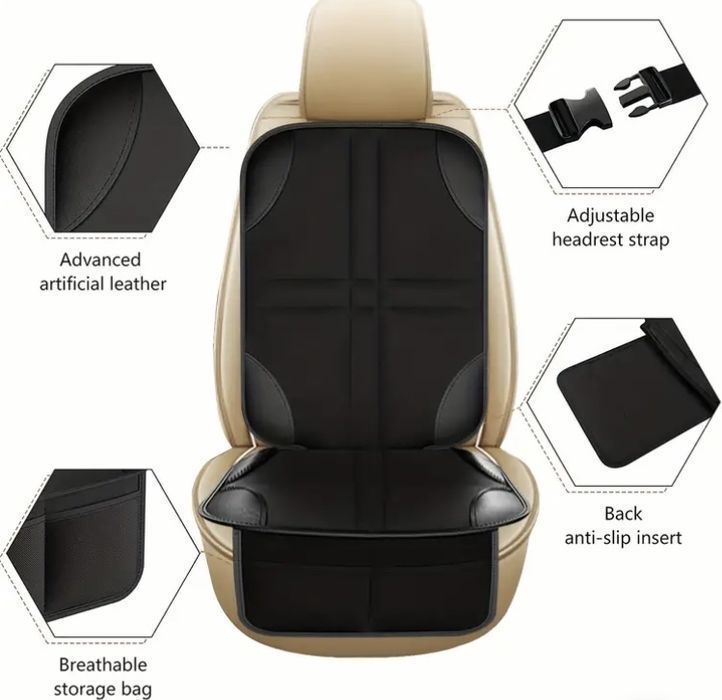 Килимок під автокрісло Підкладка для автокрісла Коврик под автокресло