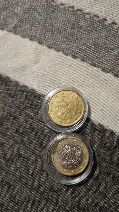 Várias moedas monaco, vaticano,sao marino,malta