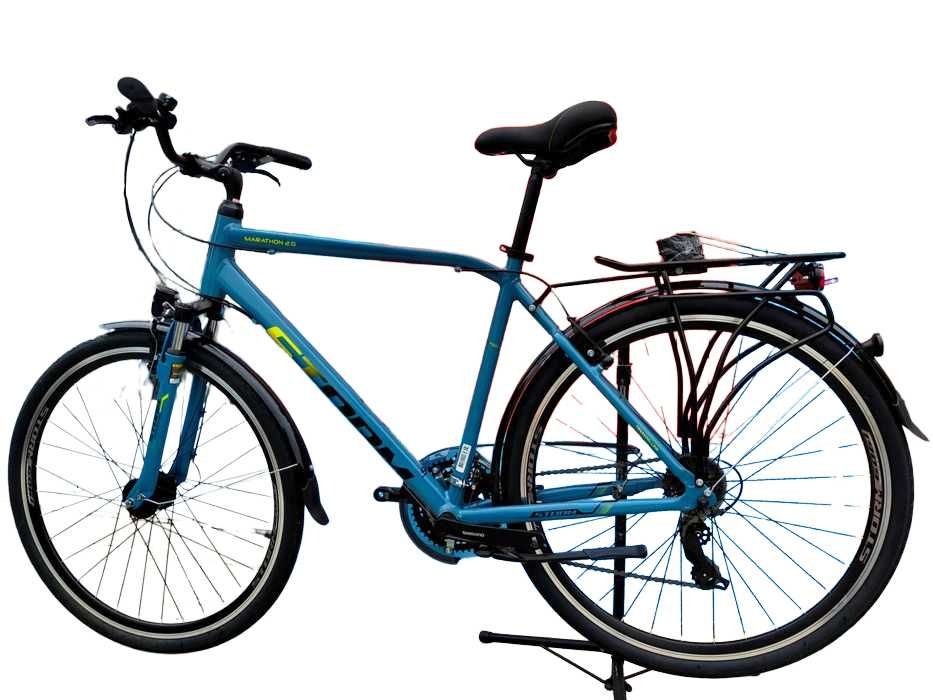 NOWY STORM MARATHON 2.0 MAN R 21" Koła 28 Shimano TOURNEY Trekkingowy!