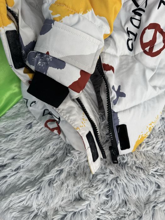 Зимова довга куртка на дівчинку/хлопчика 9-12 р