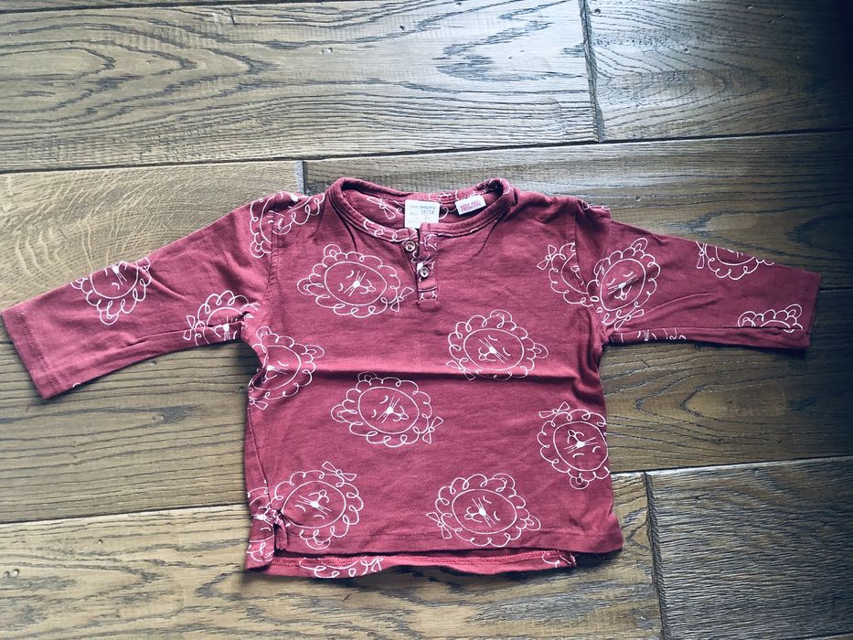 Bluzka z długim rękawem longsleeve ZARA