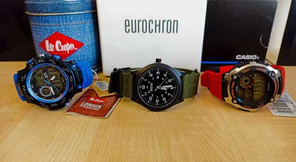 Годинник, часы citizen, casio, invicta, timex, lee cooper