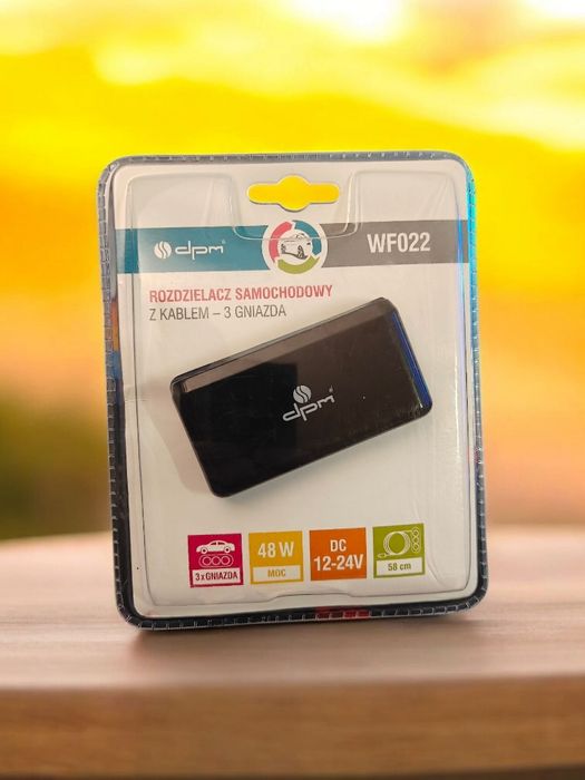 Samochodowy rozdzielacz gniazda zapalniczki x3