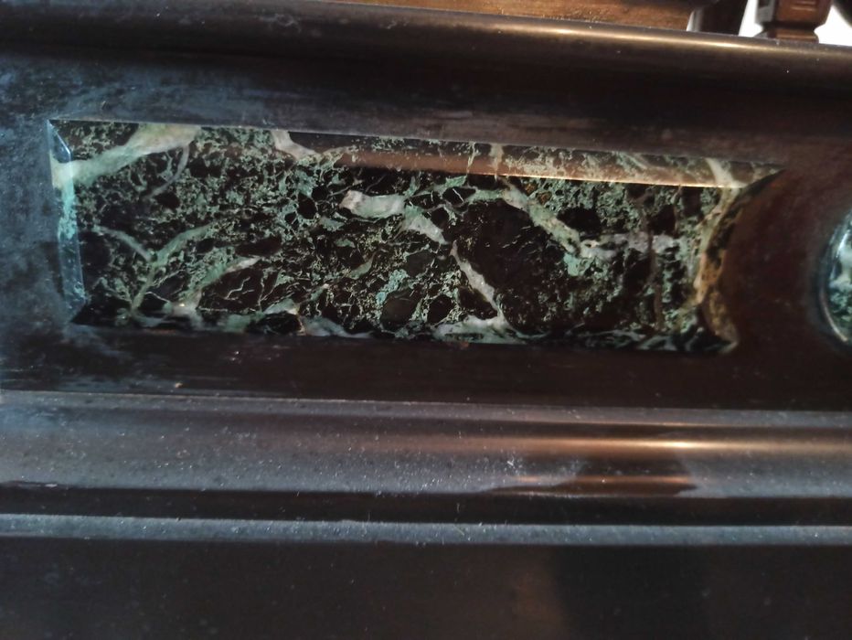 Relógio francês escultura séc XIX pêndulo