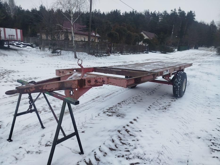 Rama przyczepa do bel przyczepka wywrotka dłużyca do drewna części