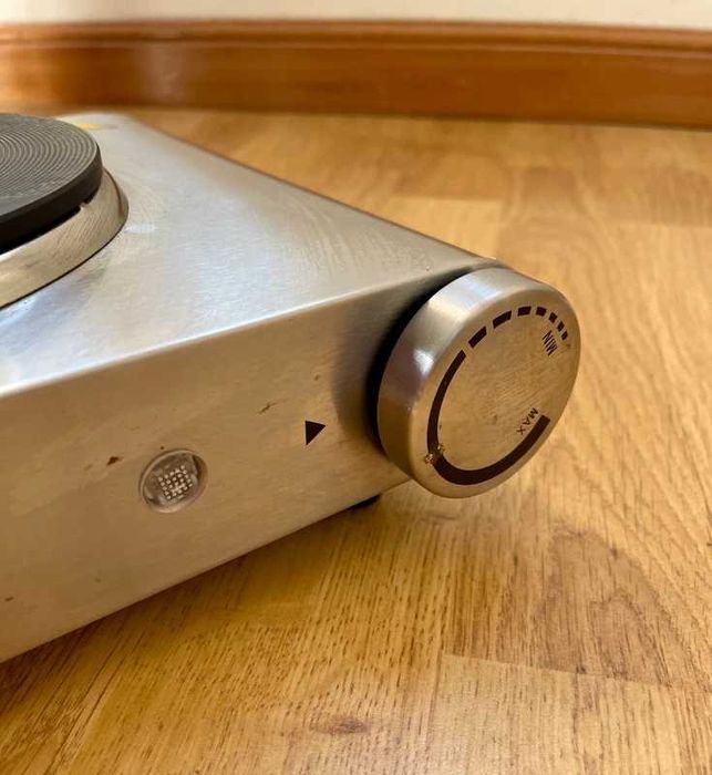 Placa eléctrica dupla - KREA - Aço Inox