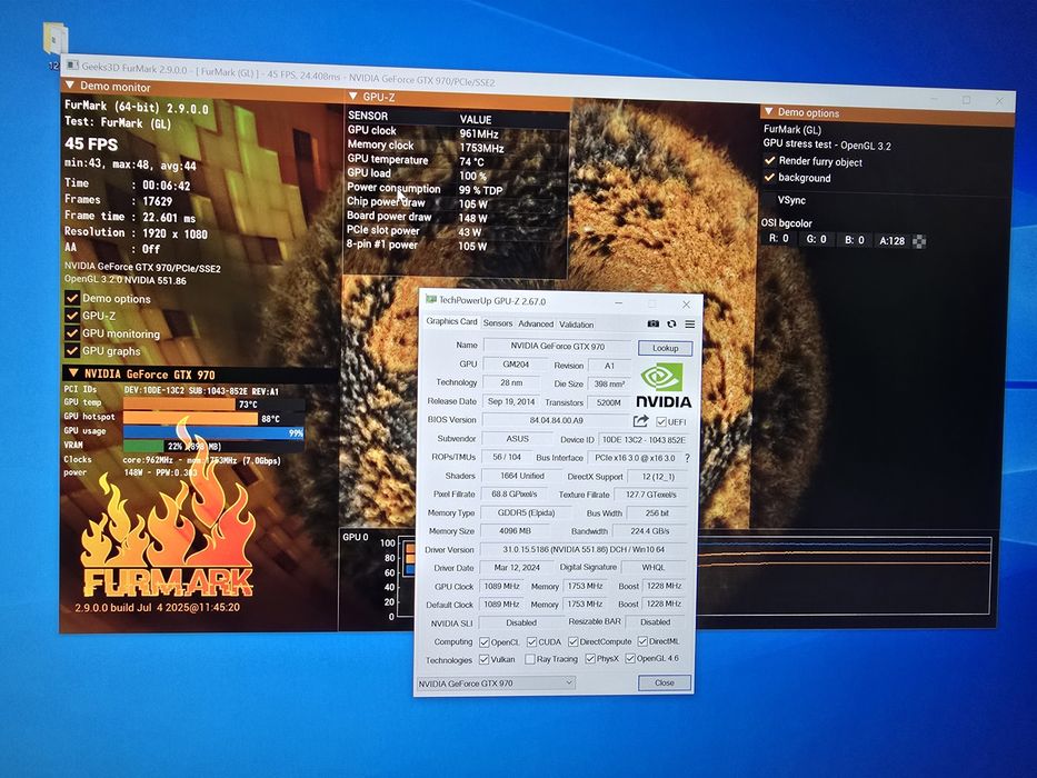 Відеокарта Asus GTX 970 mini 4GB