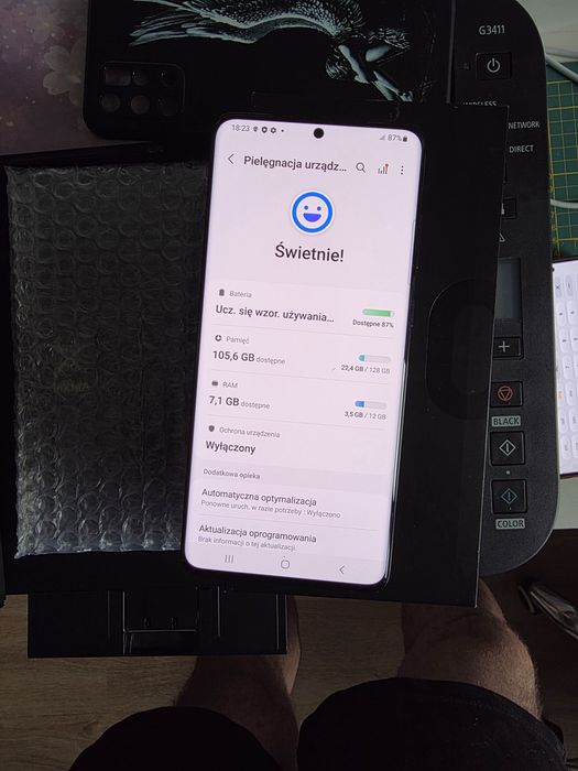 Samsung S20+ 5G 12/128gb JAK NOWY Komplet Gratisy