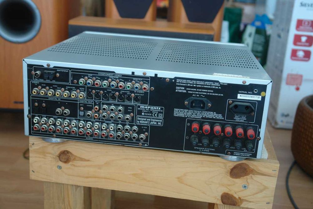 Colunas Mission + Marantz sr5400