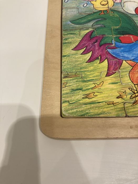 Puzzle dla maluszka zwierzęta w deszczu