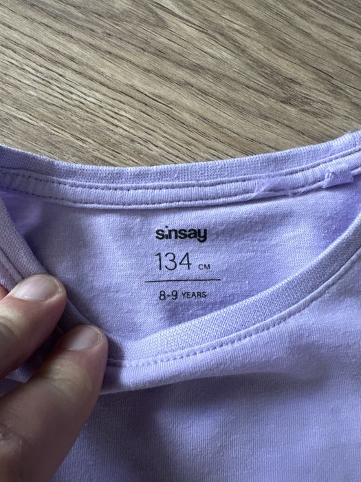 Zestaw set 2szt Sinsay 134 Little Kids bluzeczka longsleeve koszulka