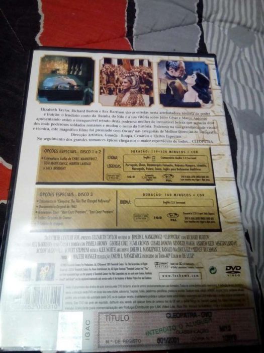 Dvd Cleópatra Edição Especial