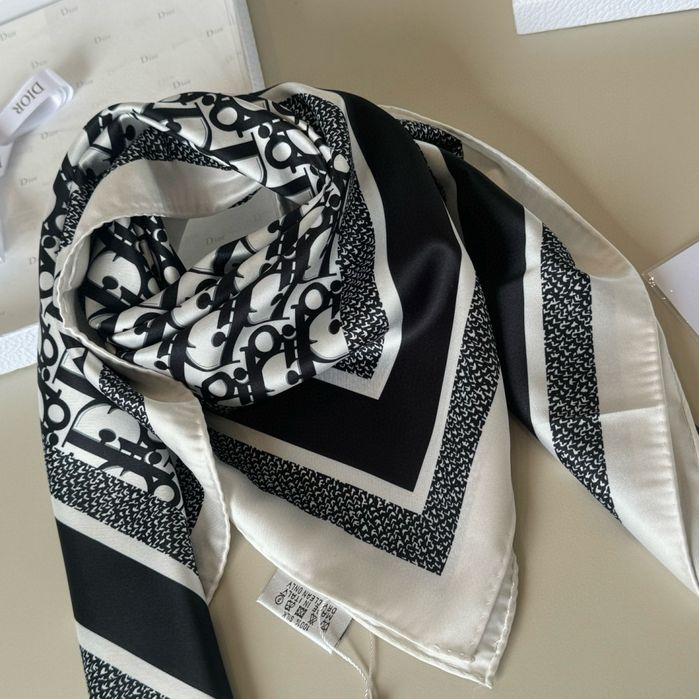 Apaszka Dior 90x90 cm nowa czarna