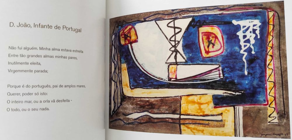 Um olhar sobre mensagem de Fernando Pessoa, Joaquim Carvalho - pintura