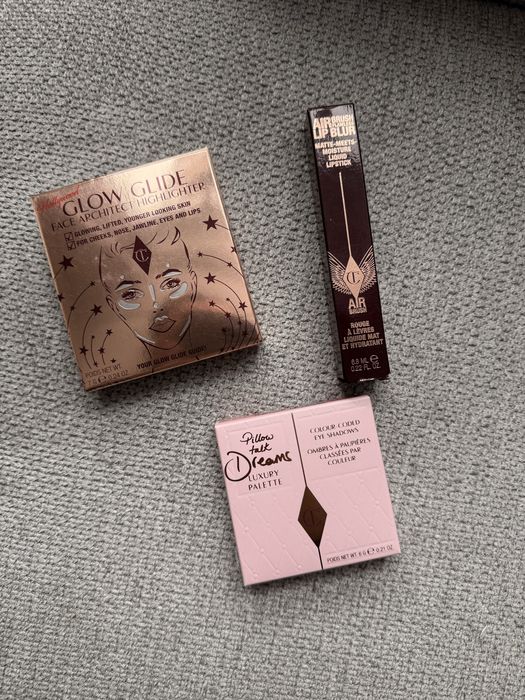 Косметика Charlotte Tilbury тіні/ хайлайтер/ помада