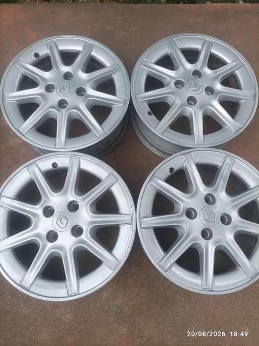 Jantes 15 4x100 Renault Megane Clio Twingo Kangoo Laguna Modus