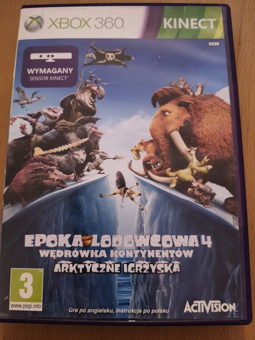 Gra Xbox 360 Epoka Lodowcowa Wędrówka Kontynentów Arktyczne Igrzyska