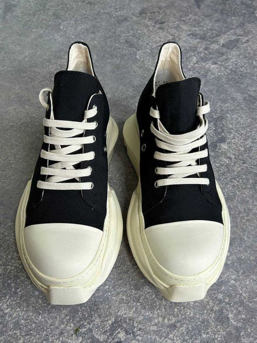 Rick Owens DRKSHDW Abstract Ramones jumbo lace laces кеди кросівки