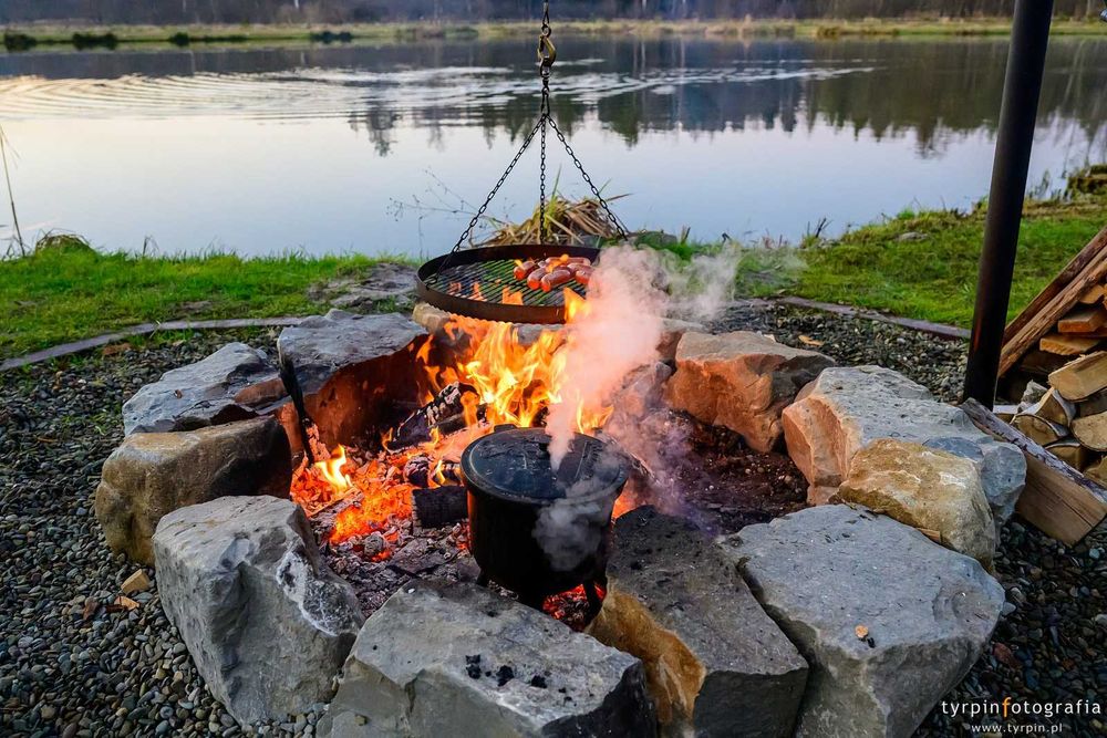 Domek całoroczny ,,Chatka Zimorodka" Wynajem nocleg balia z Jacuzzi