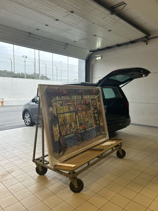 Quadro emoldurado puzzle 5000 peças