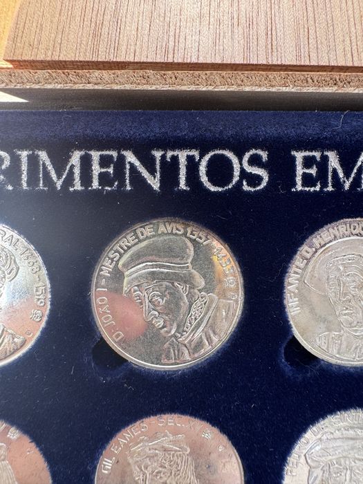 Coleção 20 Medalhas Descobrimentos em Prata 925‰ - Jornal de Notícias - Completa