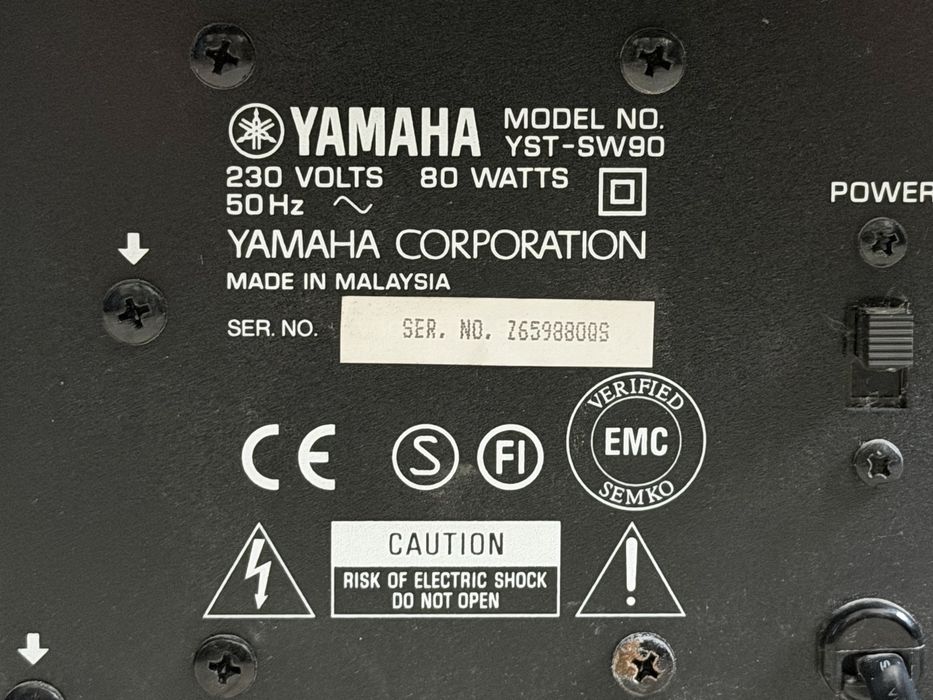 ‼️ Subwoofer aktywny Yamaha YST-SW90 Audio Room