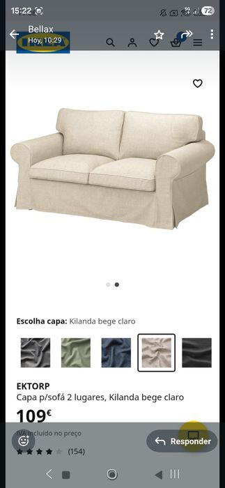 Vendo sofa novo embalado por viagem