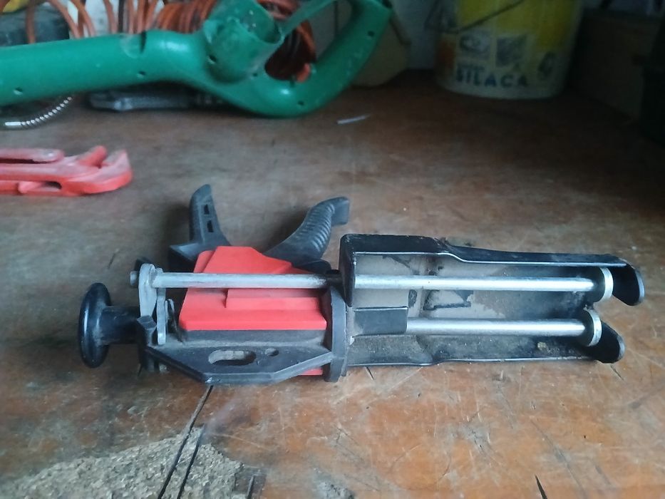 pistola manual para cartuchos duplos