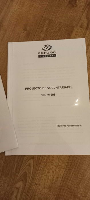 Manuais de formação Expo 98