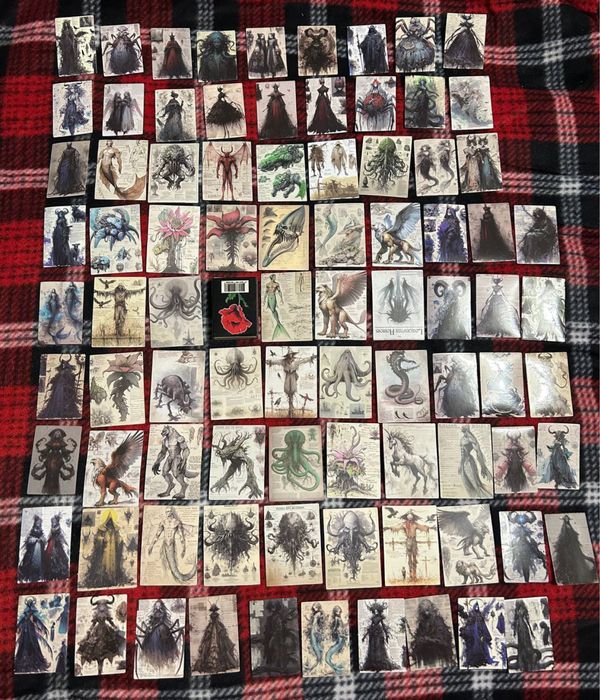 Наклейки тварин, монстрів, тематика Хеловін, размальовка з вовками