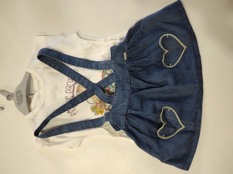 Набор сарафан - леггинсы- футболка для девочки