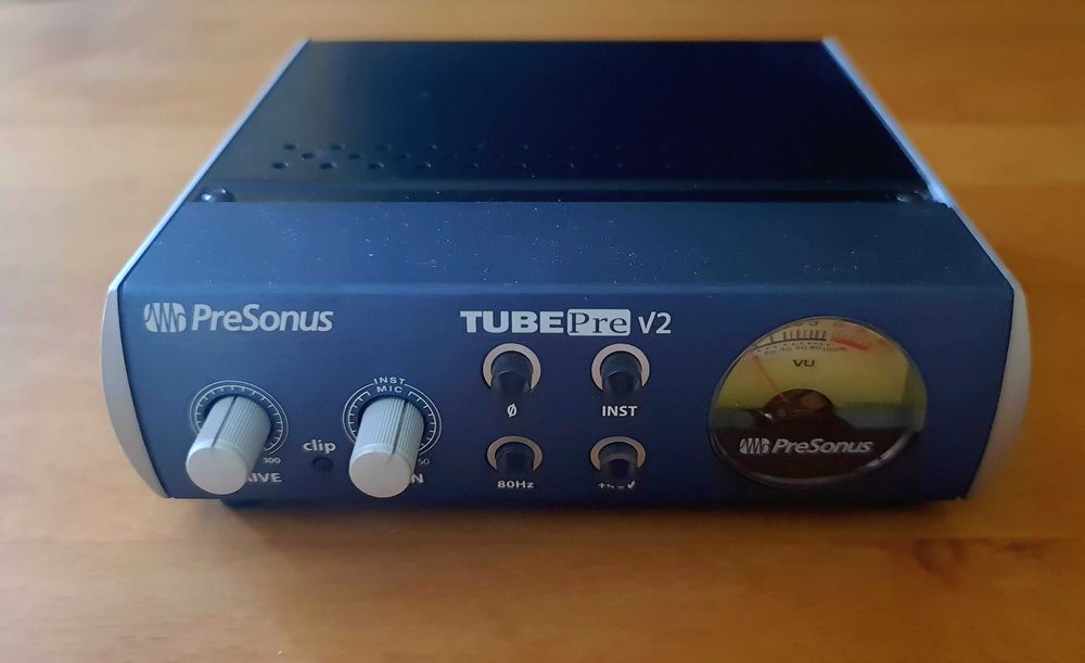 PreSonus® TubePre V2 - Pré-amplificador de tubo compacto