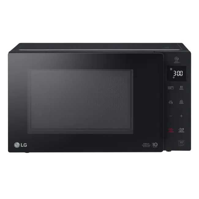 Micro-ondas com grill LG NeoChef™ MH6336GIB, 23 litros, 1000 W, Smart Inverter, EasyClean™, preto - Como novo