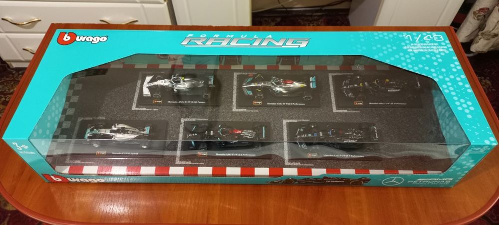 Bburago 1/43 Formula 1 Сет 6шт. Burago Формула 1