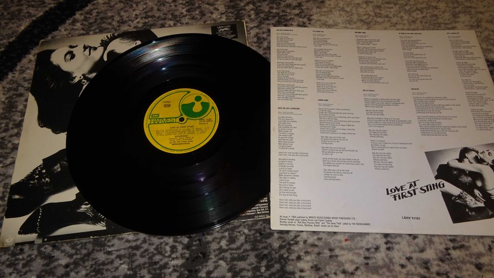 Winyl SCORPIONS- Love At First Sting album 1984