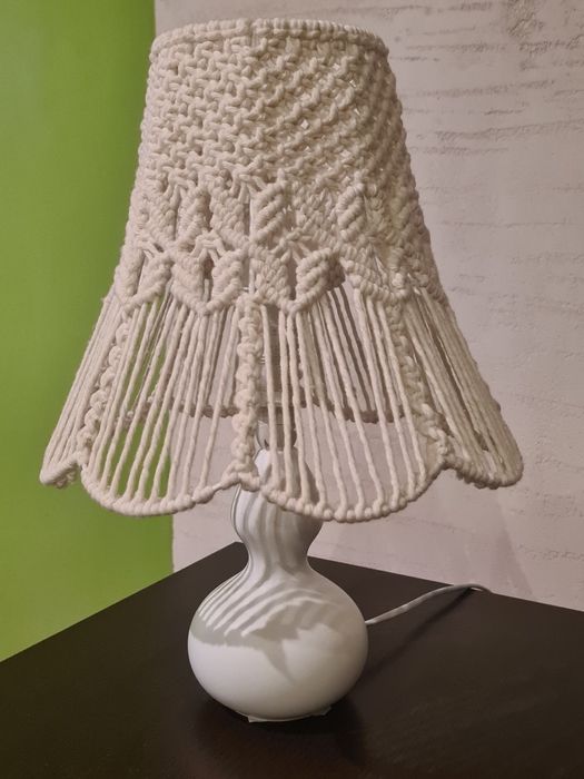 Lampka makrama handmade