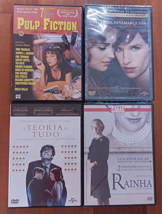 Lote de 20 DVD filmes nomeados e premiados