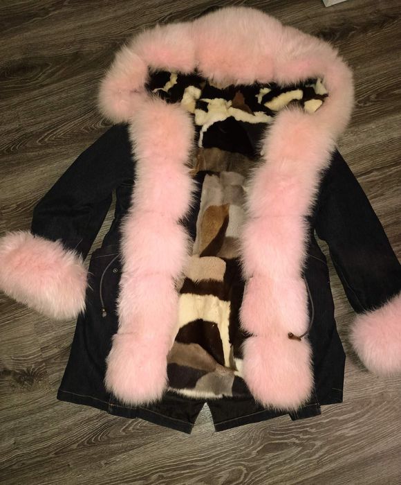 Парка дубленка шуба натуральная норка