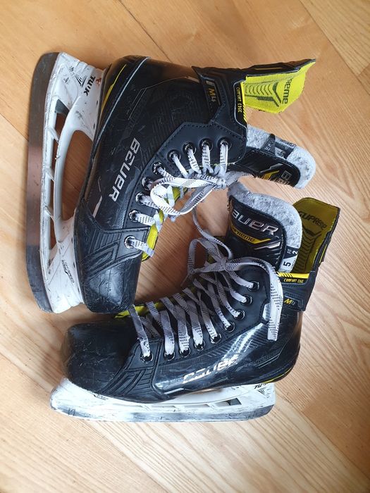 Bauer Supreme M4 5 fit 2 38.5 wkladka 243mm ls+ carbon lyzwy hokejowe