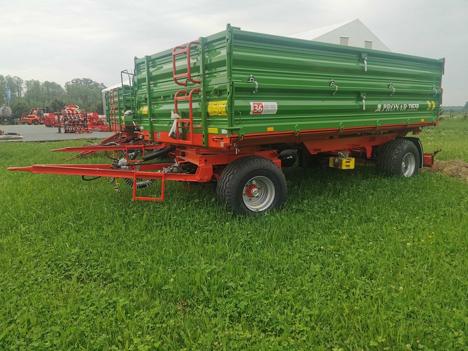 PRZYCZEPA 8 ton Pronar T672 nowa od ręki DOSTAWA