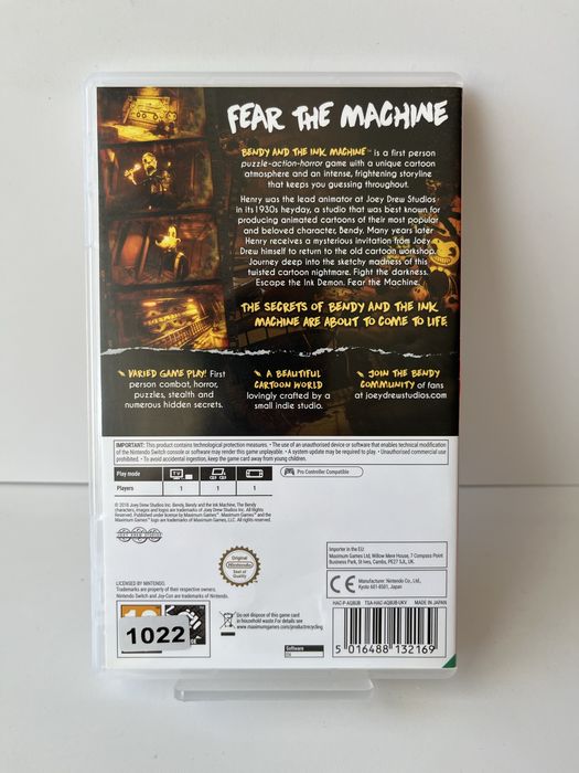 Nintendo Switch | Bendy and The Ink Machine