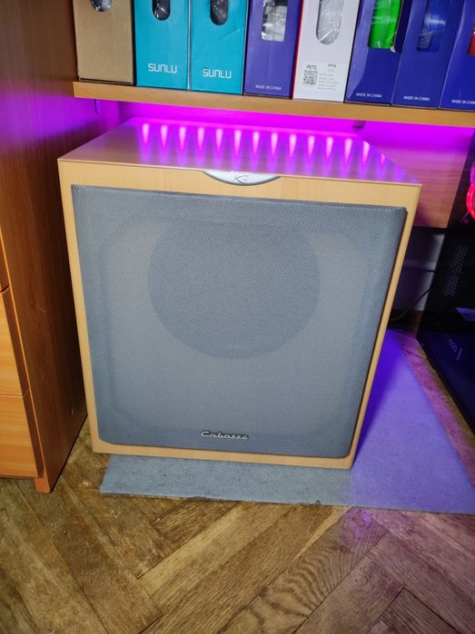 Aktywny Subwoofer Cabasse Pluton II  Wykończenie Poirier (Grusza) | 100W RMS