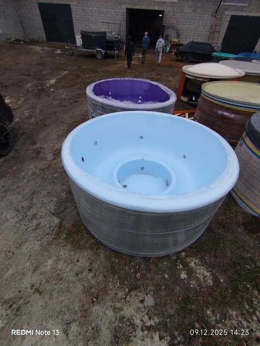 Купель зовнішня та інтигрована які є в наявності стартова ціна