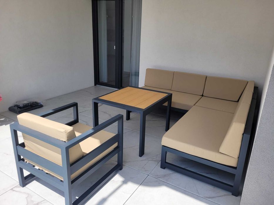 Nowoczesne Meble tarasowe ogrodowe aluminium Polski producent różne moduły + wysyłka gratis na terenie Polski