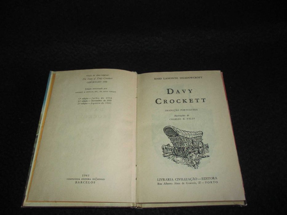 Livro Davy Crockett Enid Lamonte Meadowcroft