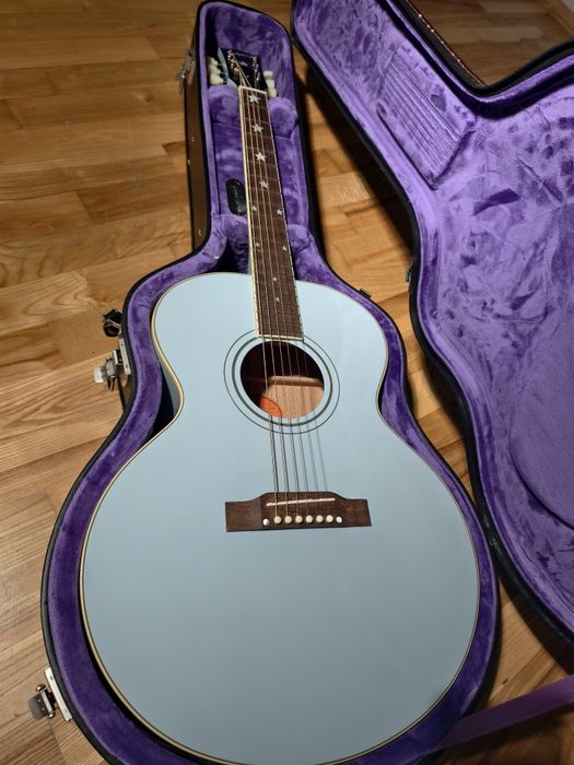 [Lutnik] Gitara Elektroakustyczna Epiphone J-180 Frost Blue